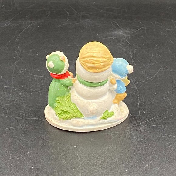 Forest Friends Snowball Friends Chipmunk Figurine 2" Christmas Mantle Decor - Picture 3 of 8